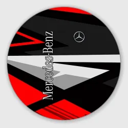 Круглый коврик для мышки Mercedes-Benz
