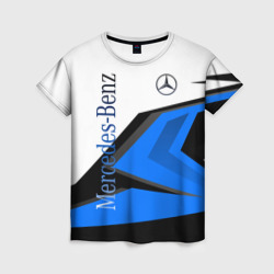 Женская футболка 3D Mercedes-Benz
