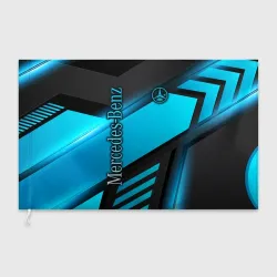 Флаг 3D Mercedes-Benz Мэрсэдэс