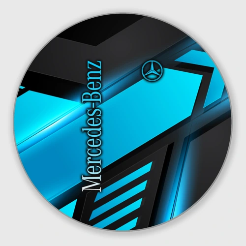 Круглый коврик для мышки Mercedes-Benz Мэрсэдэс