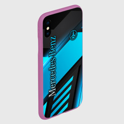 Чехол для iPhone XS Max матовый Mercedes-Benz Мэрсэдэс - фото 2