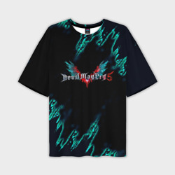 Мужская футболка oversize 3D Devil May Cry
