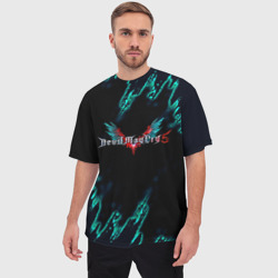 Мужская футболка oversize 3D Devil May Cry - фото 2