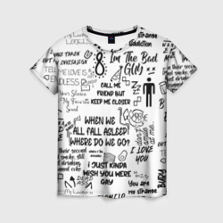 Женская футболка 3D Музыка Билли Айлиш