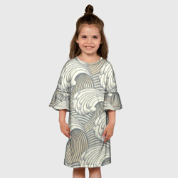 Детское платье 3D Арт волны - фото 2