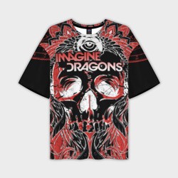 Мужская футболка oversize 3D Imagine Dragons