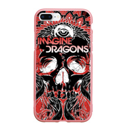 Чехол для iPhone 7Plus/8 Plus матовый Imagine Dragons