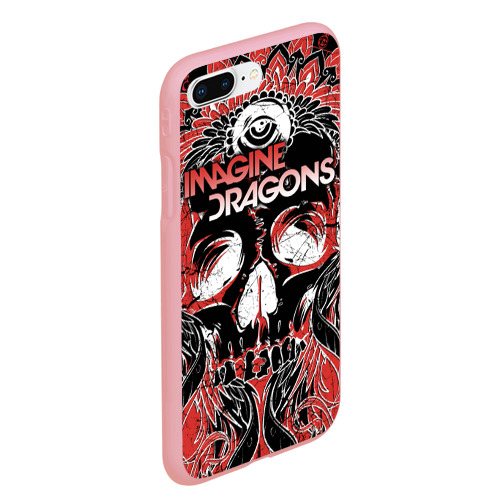 Чехол для iPhone 7Plus/8 Plus матовый Imagine Dragons, цвет баблгам - фото 3