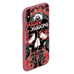 Чехол для iPhone XS Max матовый Imagine Dragons - фото 2