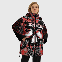 Женская зимняя куртка Oversize Imagine Dragons - фото 2