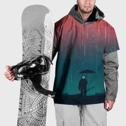 Накидка на куртку 3D Космический Дождь