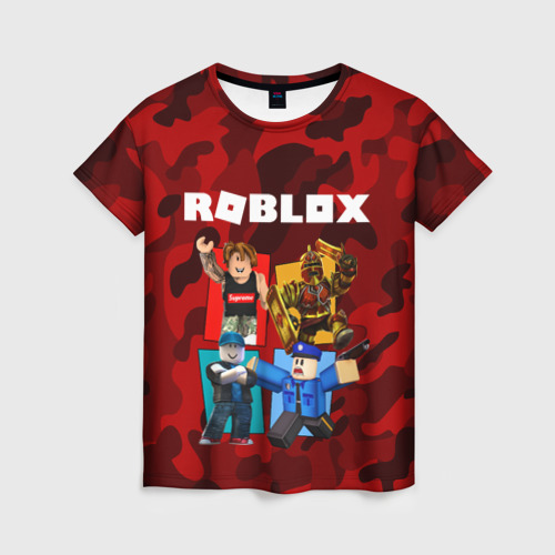 Женская футболка 3D ROBLOX, цвет 3D печать