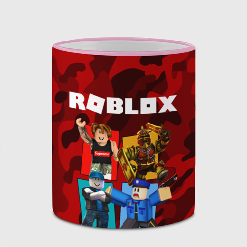 Кружка с полной запечаткой ROBLOX, цвет Кант розовый - фото 4