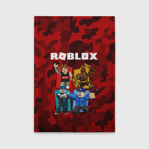 Обложка для автодокументов ROBLOX, цвет черный