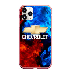 Чехол для iPhone 11 Pro матовый Chevrolet Шевроле