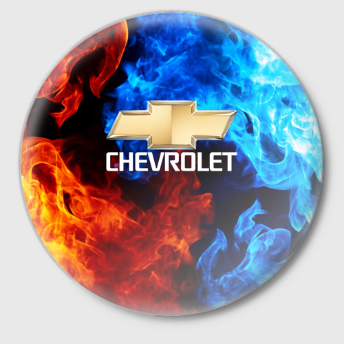 Значок Chevrolet Шевроле, цвет белый