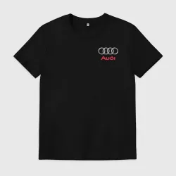 Мужская футболка хлопок Audi Ауди