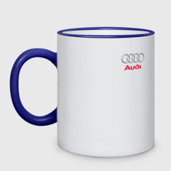 Кружка двухцветная Audi Ауди