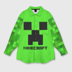 Женская рубашка oversize 3D Minecraft