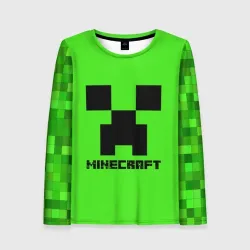 Женский лонгслив 3D Minecraft