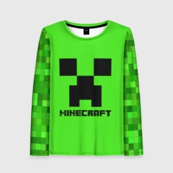 Женский лонгслив 3D Minecraft