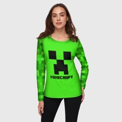 Женский лонгслив 3D Minecraft - фото 2