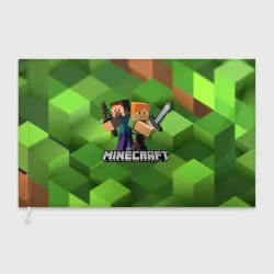 Флаг 3D Minecraft Майнкрафт