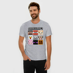 Мужская футболка хлопок Slim Minecraft - фото 2