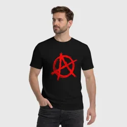 Мужская футболка хлопок Анархия anarchy - фото 2
