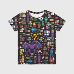 Детская футболка 3D Minecraft