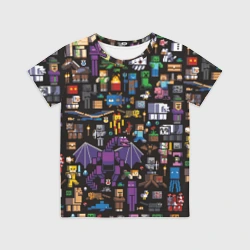 Детская футболка 3D Minecraft