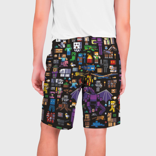 Мужские шорты 3D Minecraft, цвет 3D печать - фото 2