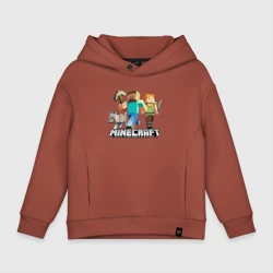 Детское худи Oversize хлопок Minecraft Майнкрафт
