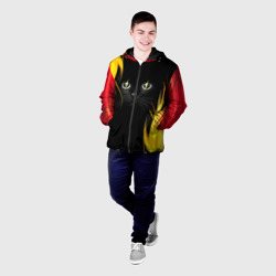 Мужская куртка 3D Грозовой кошак - фото 2