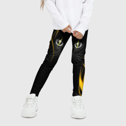 Детские леггинсы 3D Грозовой кошак - фото 2