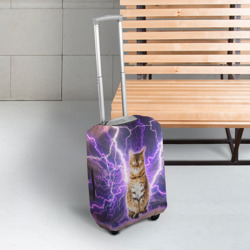 Чехол для чемодана 3D Котушка Теслы - фото 2
