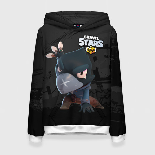 Женская толстовка 3D Brawl Stars Crow Ворон, цвет 3D печать