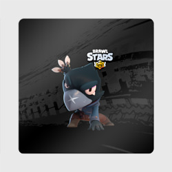 Магнит виниловый Квадрат Brawl Stars Crow Ворон