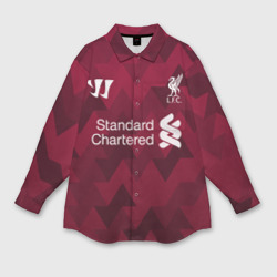 Женская рубашка oversize 3D Liverpool