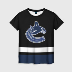 Женская футболка 3D Vancouver Canucks