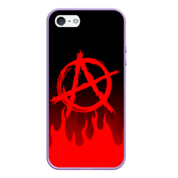 Чехол для iPhone 5/5S матовый Анархия anarchy