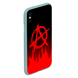 Чехол для iPhone XS Max матовый Анархия anarchy - фото 2