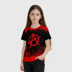 Детская футболка 3D Анархия anarchy - фото 2