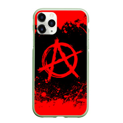 Чехол для iPhone 11 Pro матовый Анархия anarchy