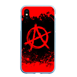 Чехол для iPhone XS Max матовый Анархия anarchy