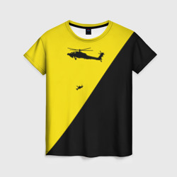 Женская футболка 3D Вертолет Пиночета