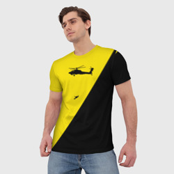 Мужская футболка 3D Вертолет Пиночета - фото 2