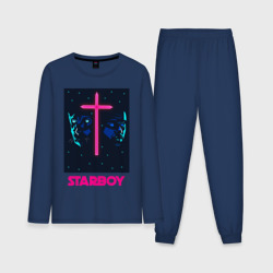 Мужская пижама с лонгсливом хлопок Starboy