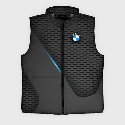 Мужской жилет утепленный 3D BMW textura БМВ текстура