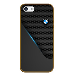 Чехол для iPhone 5/5S матовый BMW textura БМВ текстура